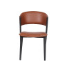 Commercial Dining PU Leather Chairs Restaurant Chair Supplier Leather Dining Chair For Wholesale