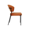 Restaurant Iron Frame Dinning Chair Indoor Fabric Chair Restaurants and Coffee Shops Wholesale