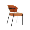 Restaurant Iron Frame Dinning Chair Indoor Fabric Chair Restaurants and Coffee Shops Wholesale
