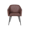 Customizable Luxurious PU Leather Dining Chairs for Restaurants & Hotels Indoor Dinning Furniture Leather Chair