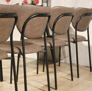 Indoor Dinning Chair Leather Dining Chair Home Furniture For Coffee Shop and Restaurant