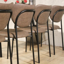 Indoor Dinning Chair Leather Dining Chair Home Furniture For Coffee Shop and Restaurant