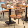 Customized Chair Dining Furniture Cafe Shop Leather Dining Chair Restaurant Furniture