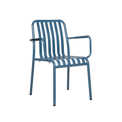 Stackable Outdoor Dinning Armchair Commercial Restaurant Furniture Coffee Shop Chair