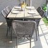 Commercial Outdoor Dinning Furniture PS Board Table Top Long Table Restaurant Terrace Table