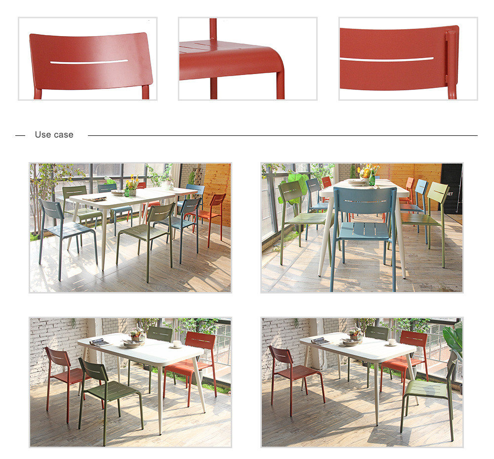 Metal furniture set