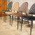 Wholesale Vintage Faux Leather Chair For Indoor Commercial Restaurant Dinning Chair