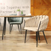 Wholesale Indoor Furniture Leisure Thick Rope Dining Chairs Customizable for Restaurants