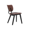 Leather Dining Chairs Commercial Restaurant Furniture Upholstered Chair For Dinning