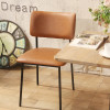 Restaurant Dinning Chair Leather Chair Design Coffee Shop Furniture For Wholesale