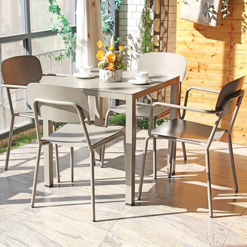 Metal furniture set