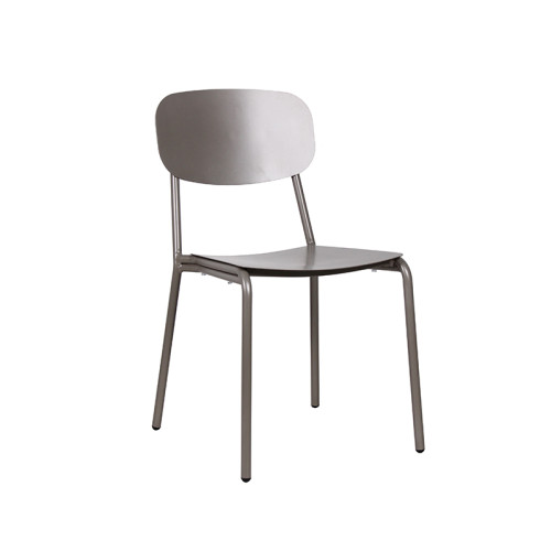 Alu Dinning Chair For Restaurant Indoor And Outdoor Furniture Metal Chair Large Loading Container