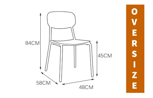 Metal armchair