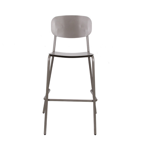High Bar Chair Indoor And Outdoor Restaurant Furniture Alu Bar Stool For High Table