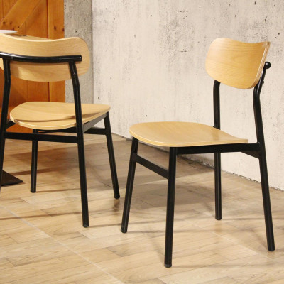 Indoor Restaurant Chair Commercial Dinning Furniture Plywood Chairs