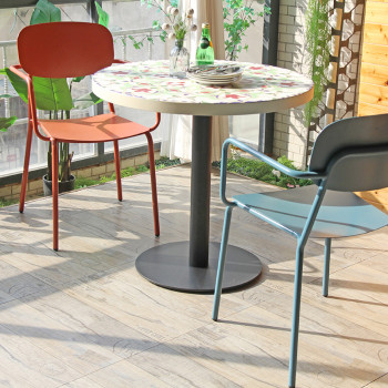 Outdoor Terrace Furniture Set Restaurant Garden Table And Chair For Wholesale Dinning Furntiure Set