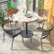 Wholesale Metal Chair And Coffee Table Set Garden Lesiure Dinning Furniture