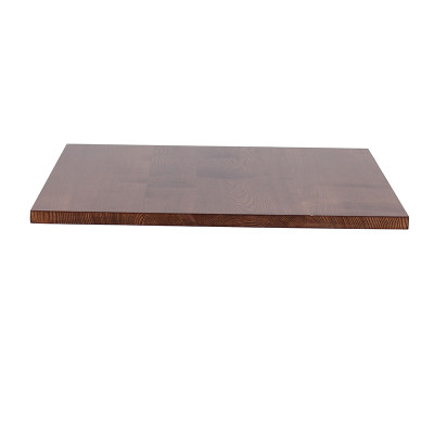Coffee Shop And Restaurant Dinning Table Metal Base Wooden Table Top Indoor Restaurant Tables