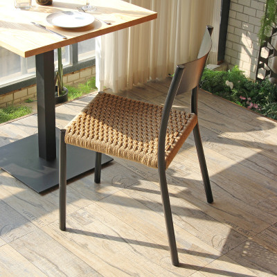 Commercial Restaurant Dinning Chiars Indoor Rope Chairs For Coffee Shop