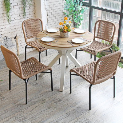 Custom Indoor Rope Chairs for Coffee Shops: Commercial Restaurant Dining Furniture Supplier