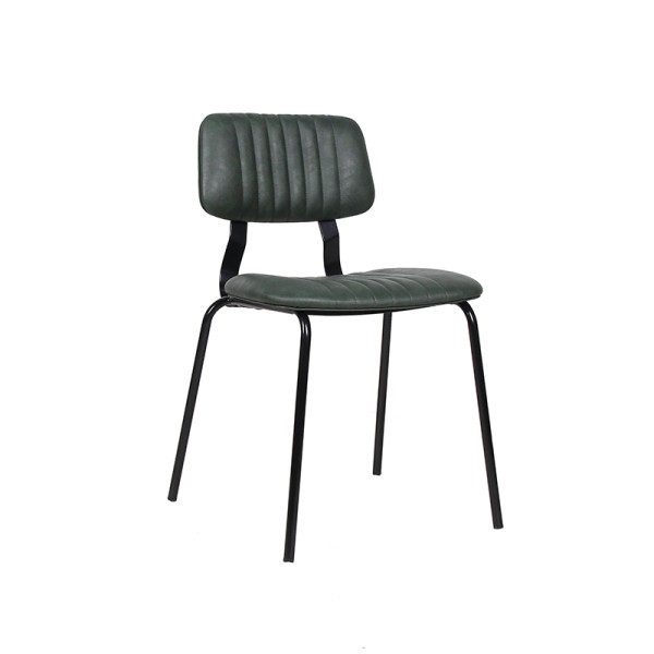 Commercial Indoor Dining Furniture Cafe Shop Leather Dining Chair Restaurant Furniture