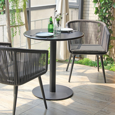 Balcony Rope Chair Outdoor Furniture Restaurant Outside Dinning Chairs For Wholesale