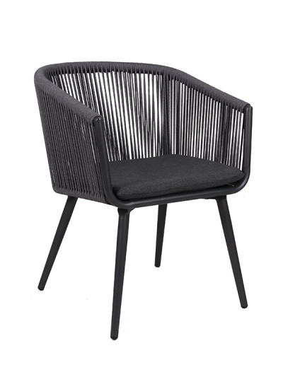 Balcony Rope Chair Outdoor Furniture Restaurant Outside Dinning Chairs For Wholesale