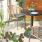Outdoor Comfortale Wicker Chair Pe Material Coffee Shop Terrace Chair Furniture