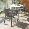 Outdoor Restaurant Dinning Furniture Rattan Rope Chair Commercial Furniture Suppliers