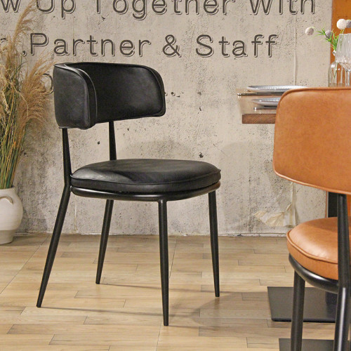 Heavy Indoor Dining Chair Restaurant Furniture Suppliers CDG Furniture Leather Chairs