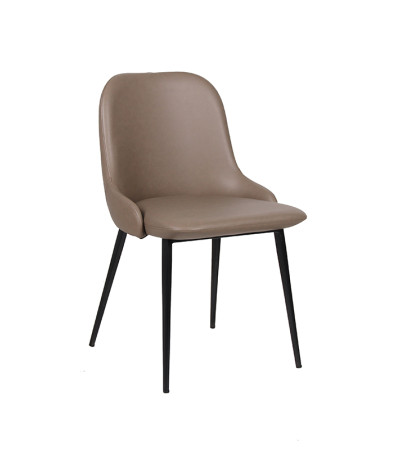 Coffee Shop Furniture Suppliers Leather Dinning Chair Vintage Design Commecial Inndor Furniture
