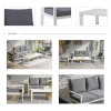 Lounge Sofa Design Outdoor Sofa Waterproof High Quality Modern Design Garden Furniture Set