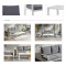 Lounge Sofa Design Outdoor Sofa Waterproof High Quality Modern Design Garden Furniture Set