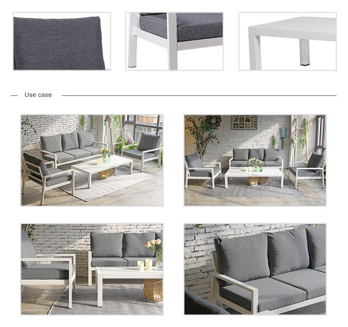 Lounge Sofa Design Outdoor Sofa Waterproof High Quality Modern Design Garden Furniture Set