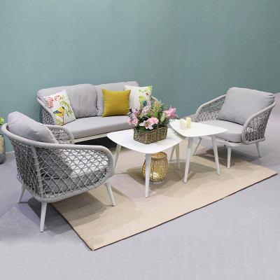 Outdoor Garden Furniture Sets for Wholesale Distribution Outdoor Lounge Sofa And SIde Table Set