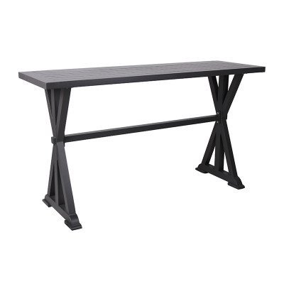 Wholesale Furniture Supplier Bistro High Bar Table Aluminum Outdoor Bar Table Vintage Finished