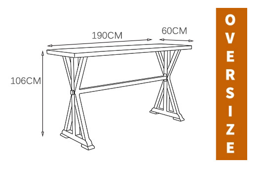 metal bar table