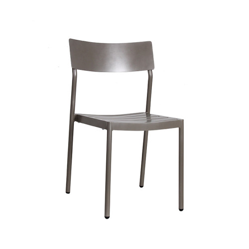 Aluminum Chair Supplier Outdoor Furniture Design Dinning Metal Chair Waterproof