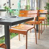 Metal Chair Garden Furniture Commercial Use Outdoor Restaurant Dinning Chairs