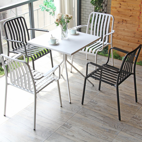 Modern Furniture Design Indoor & Outdoor Metal Furniture For Restaurant And Cafe Aluminum Chair