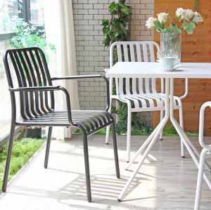 Modern Furniture Design Indoor & Outdoor Metal Furniture For Restaurant And Cafe Aluminum Chair
