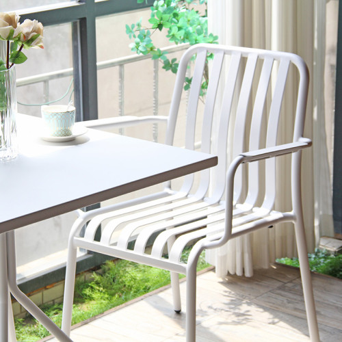 Modern Furniture Design Indoor & Outdoor Metal Furniture For Restaurant And Cafe Aluminum Chair