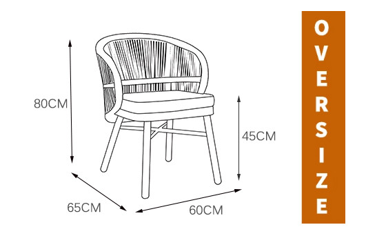 Metal Rope Chair