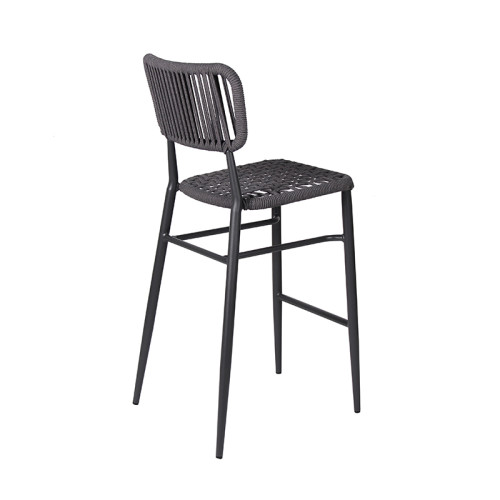 Outdoor Bar Chairs Furniture Manufactor Fatory Rope Barstool Patio Furniture Bar Chairs