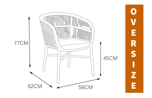 Metal Rope Chair