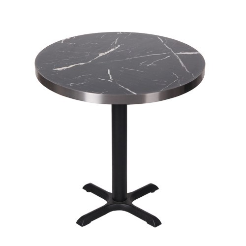 Round Table Top Hpl Material For Indoor Using Commercial Furniture Table Top Restaurant Dinning Table