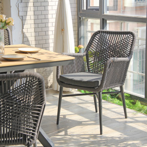 Polyester Rope Chair Commercial Outdoor Waterproof Rope Chair