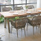 Polyester Rope Chair Commercial Outdoor Waterproof Rope Chair