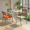 Outdoor Aluminum Frame Soft Cushion Braiding Rope Chair