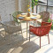 Aluminum Frame Hand Made Weaving Rope Outdoor Chair